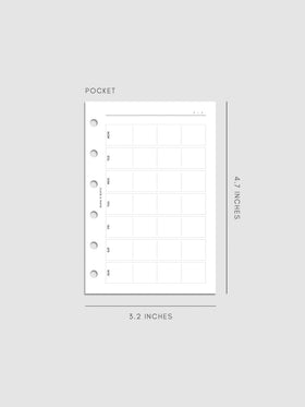 Digital mockup of insert in Pocket.