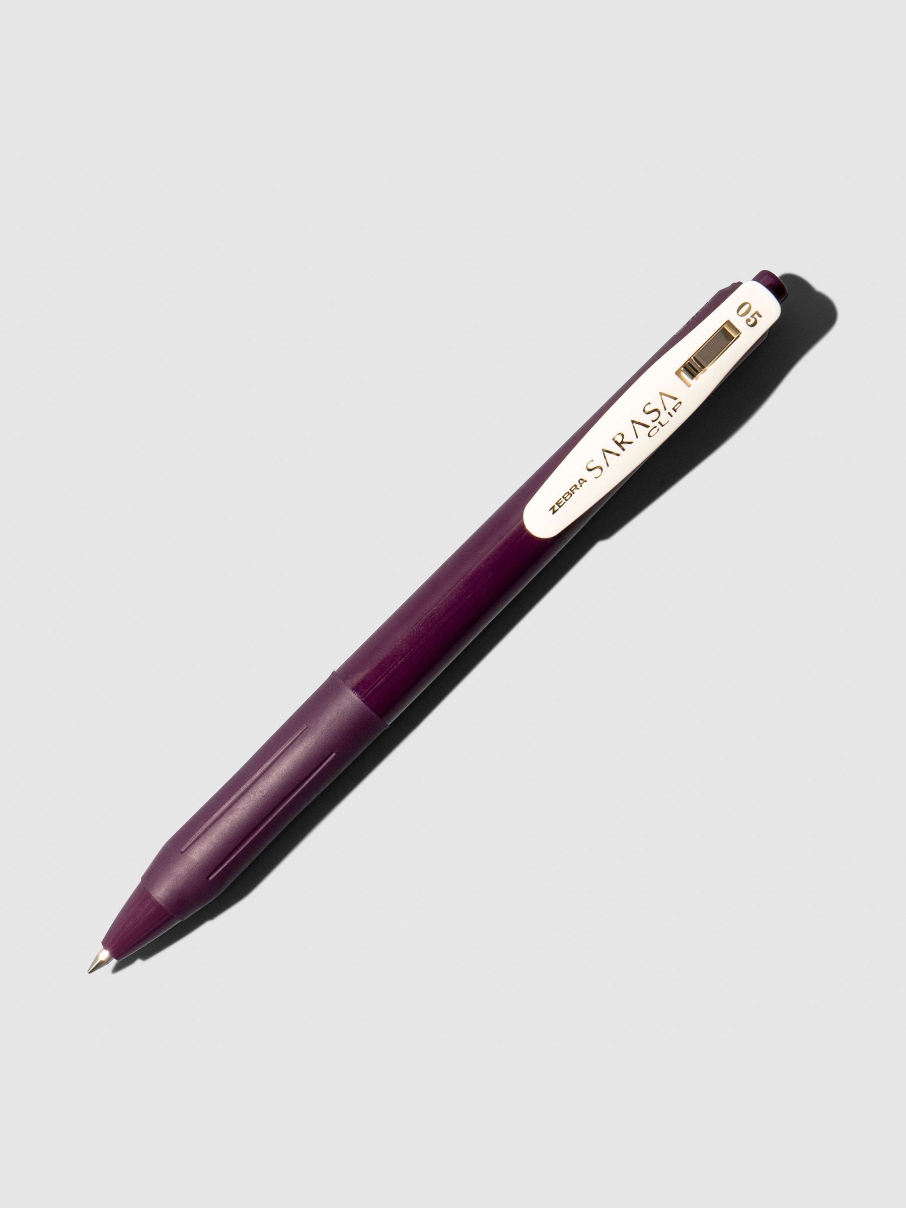 Pen displayed on a neutral background. Color shown is Bordeaux Purple.
