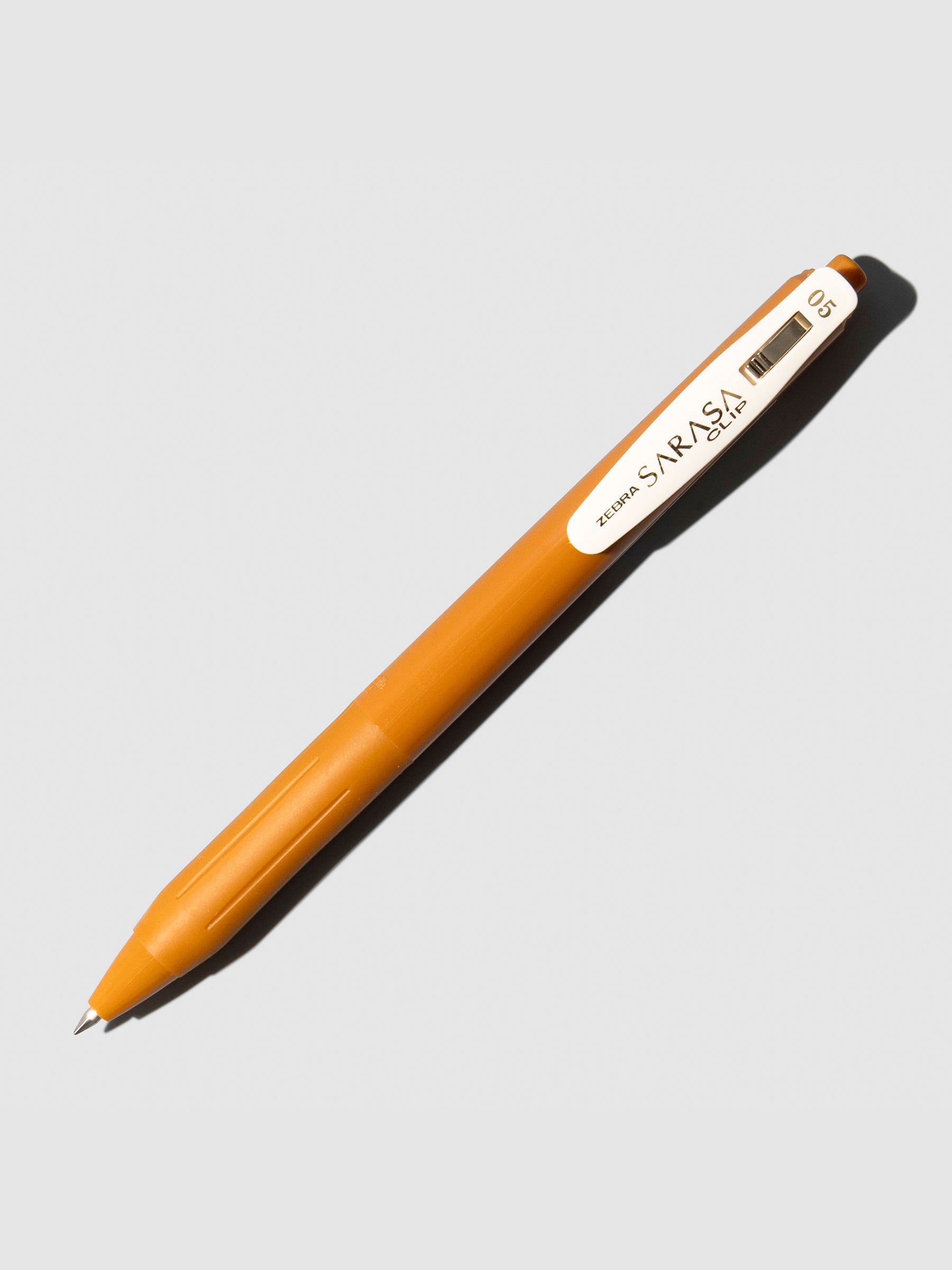 Pen displayed on a neutral background. Color shown is Camel Yellow.