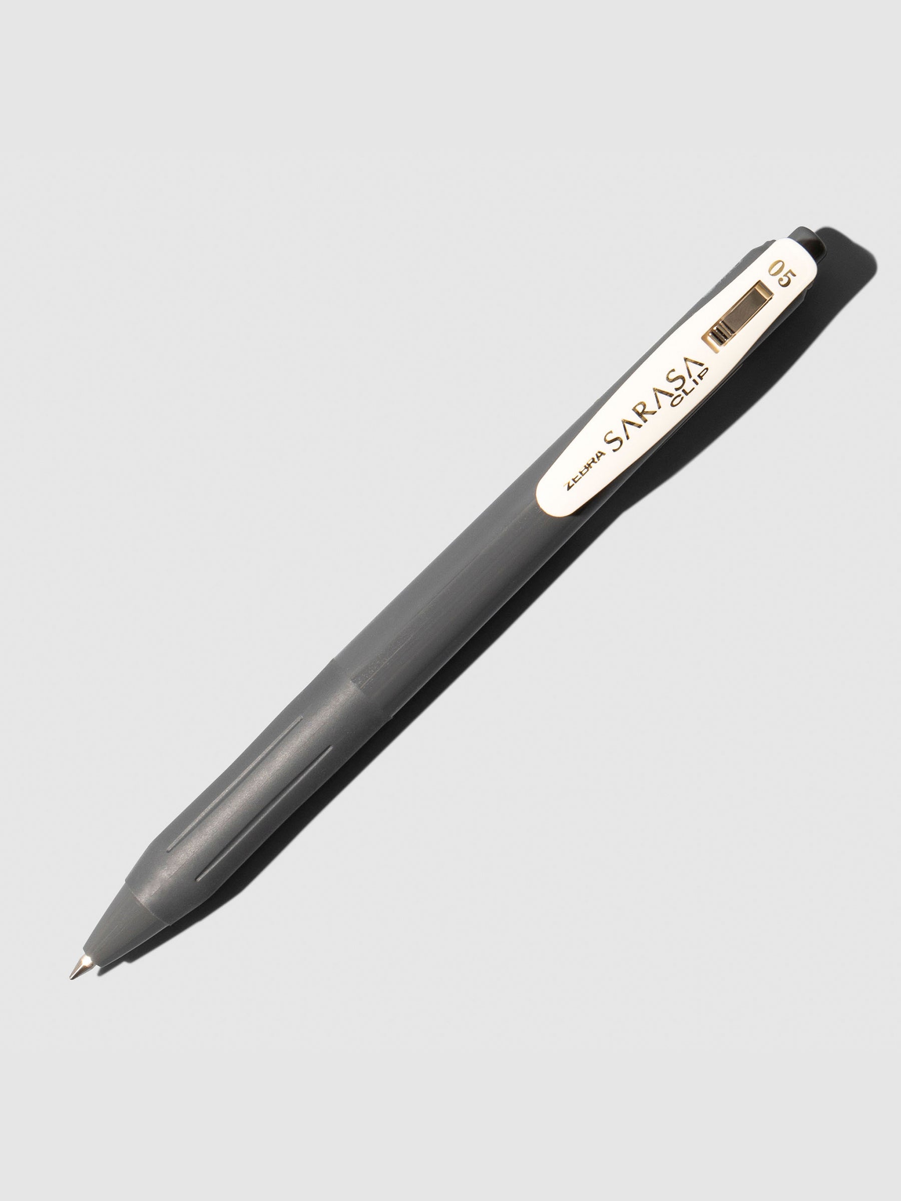 Pen displayed on a neutral background. Color shown is Dark Grey.