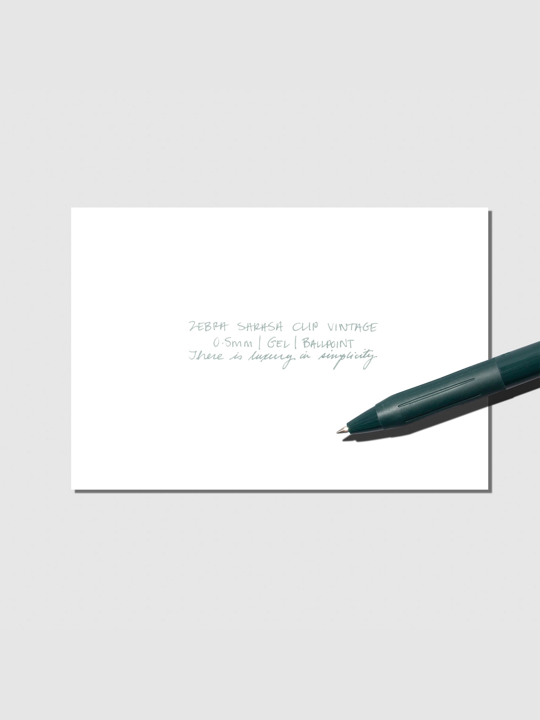 Pen displayed on a neutral background. Color shown is Green Black.