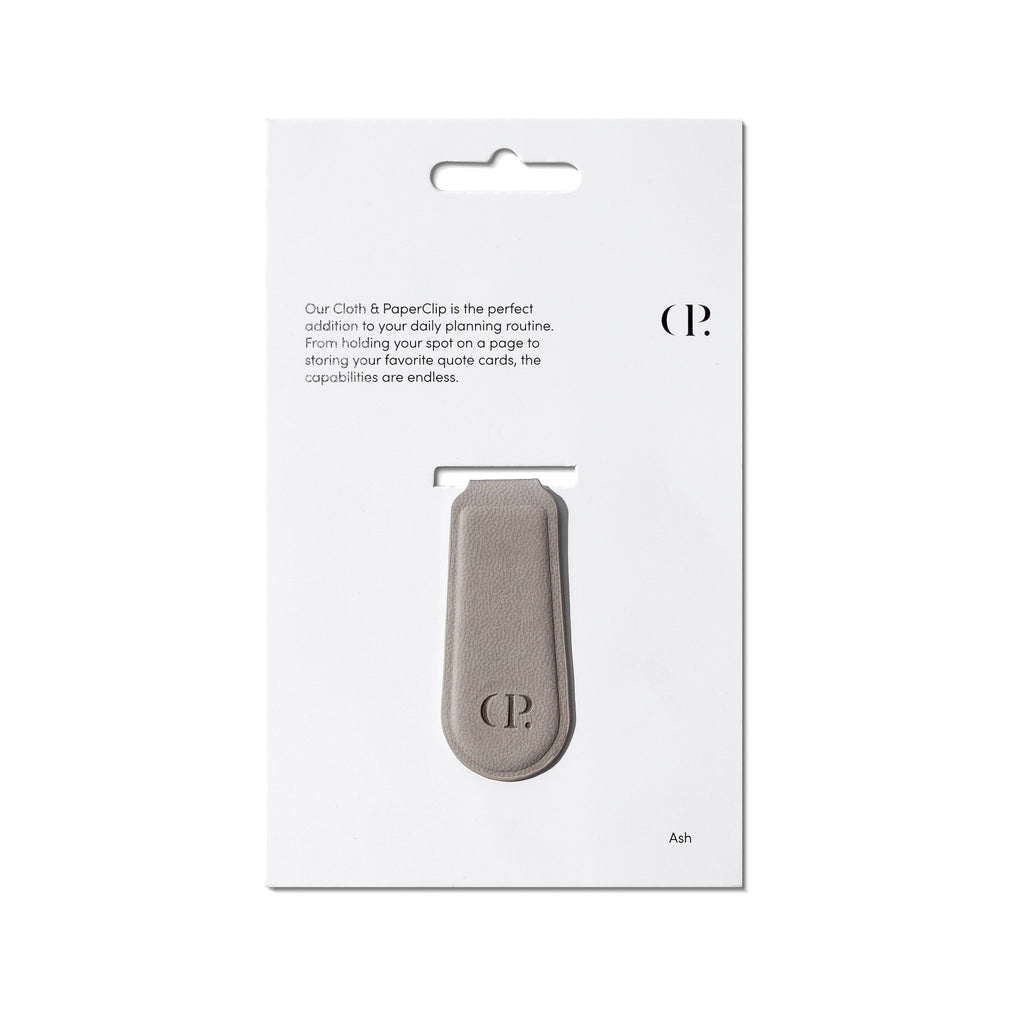 Clip in its packaging displayed on a white background. Color shown is Ash.