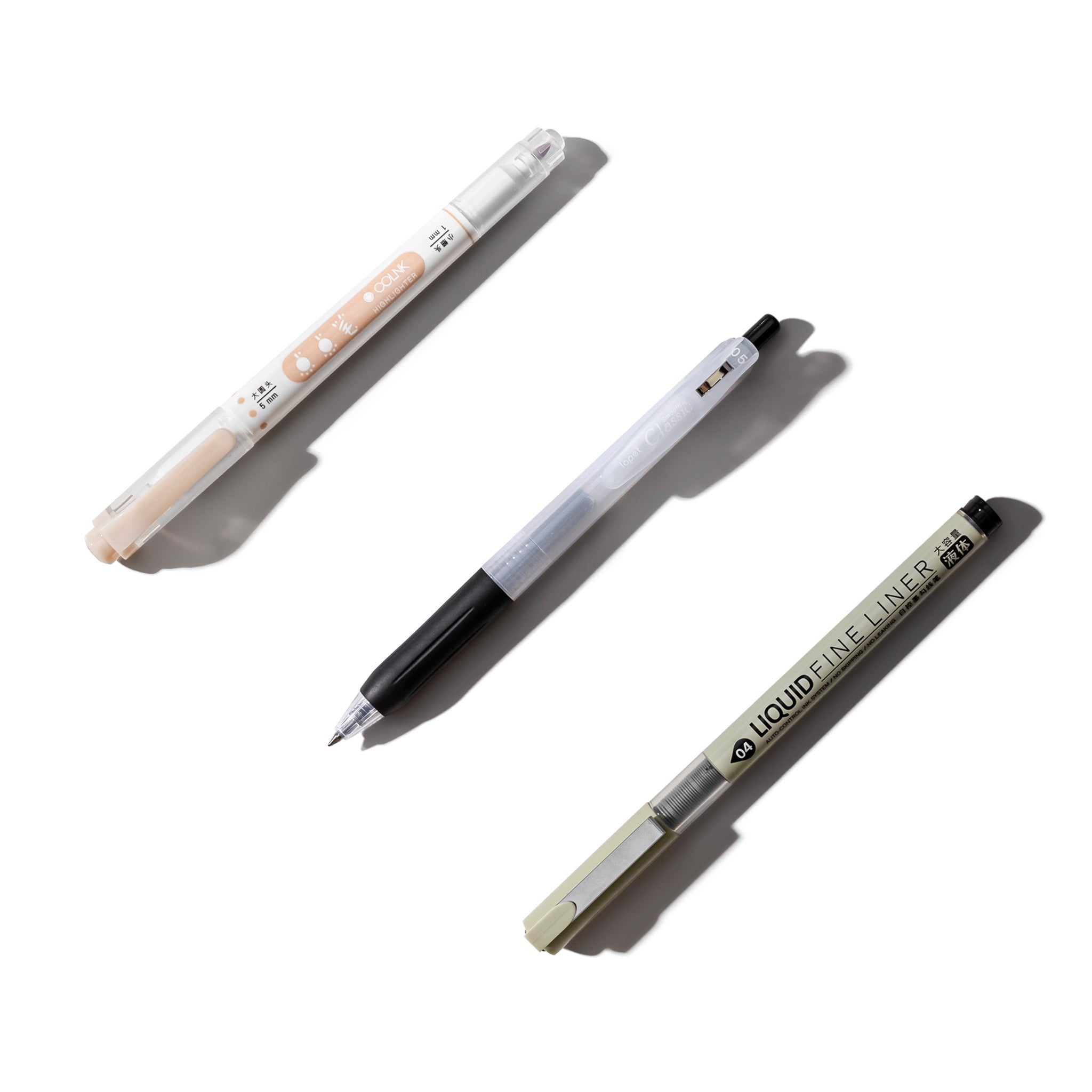 12 Colors High-End Colorful Note Taking Pens, Cute Fine Point 0.38mm Needle  Tip, Minimalist Japanese Gel Pen