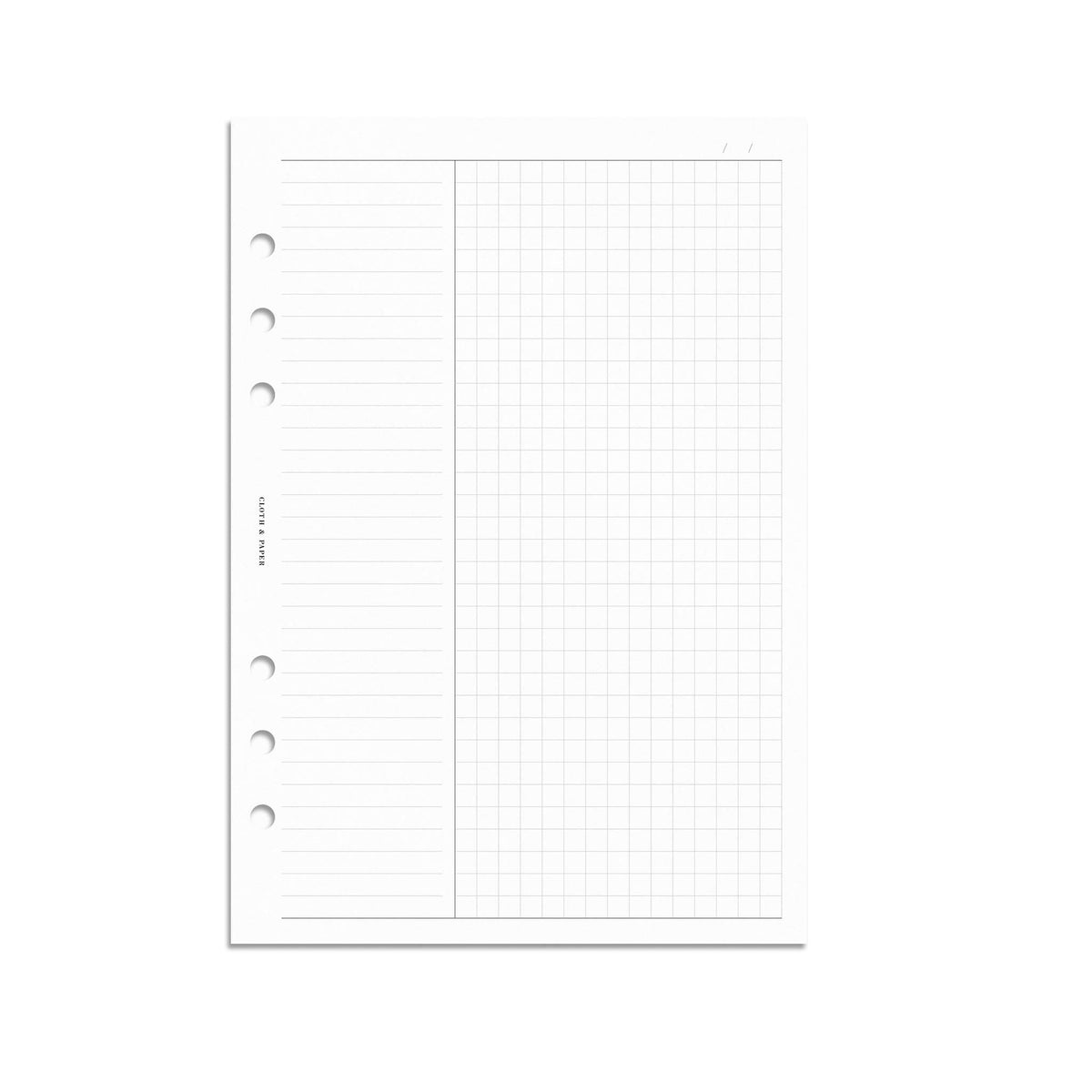 Column Note Taking Planner Insert | Cloth & Paper – CLOTH & PAPER