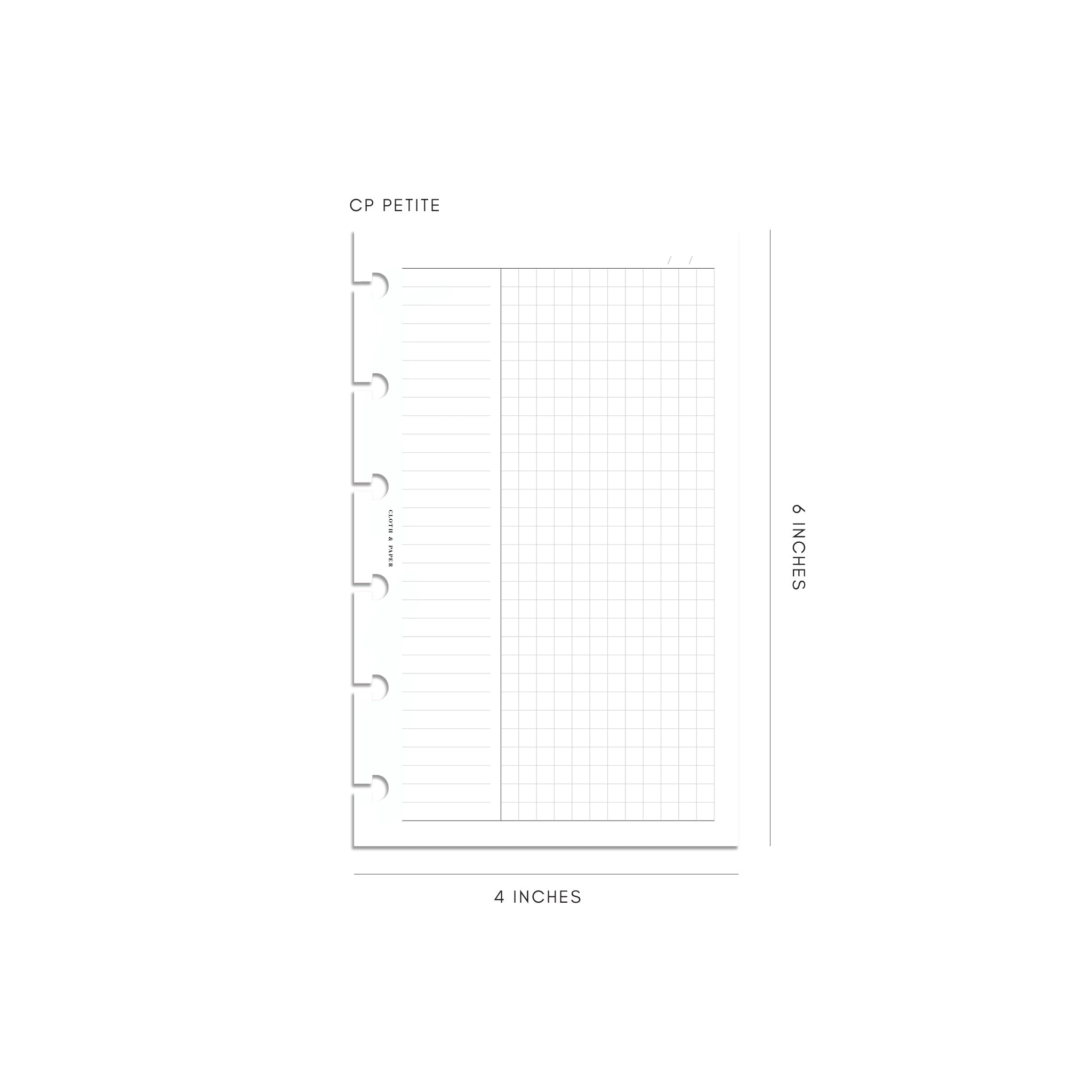 Column Note Taking Planner Insert | Cloth & Paper – CLOTH & PAPER