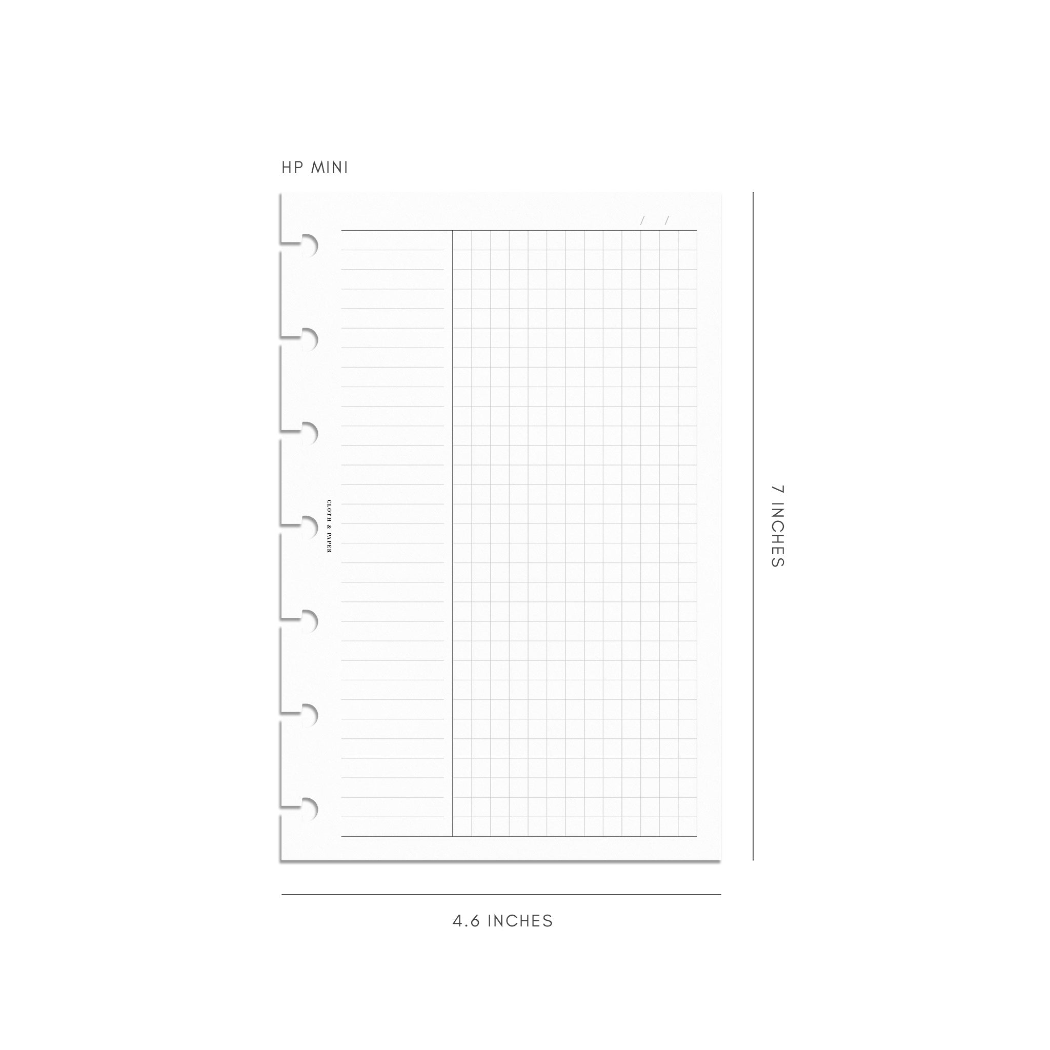 Column Note Taking Planner Insert | Cloth & Paper – CLOTH & PAPER