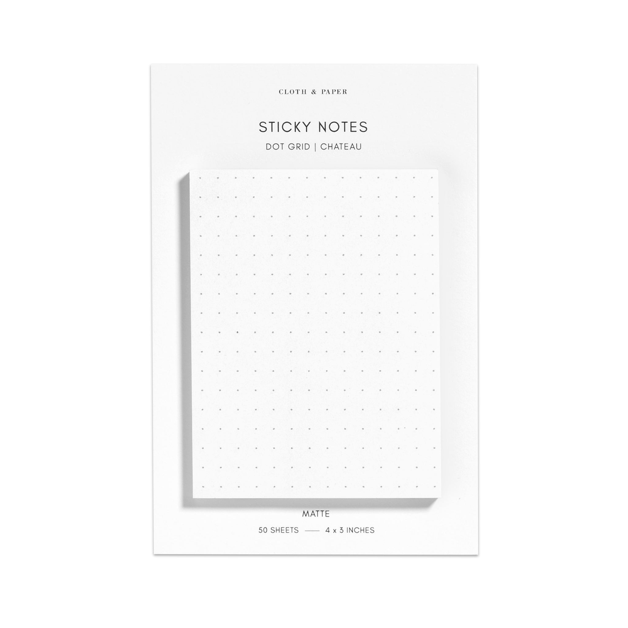 Dot Grid Sticky Notes, Chateau