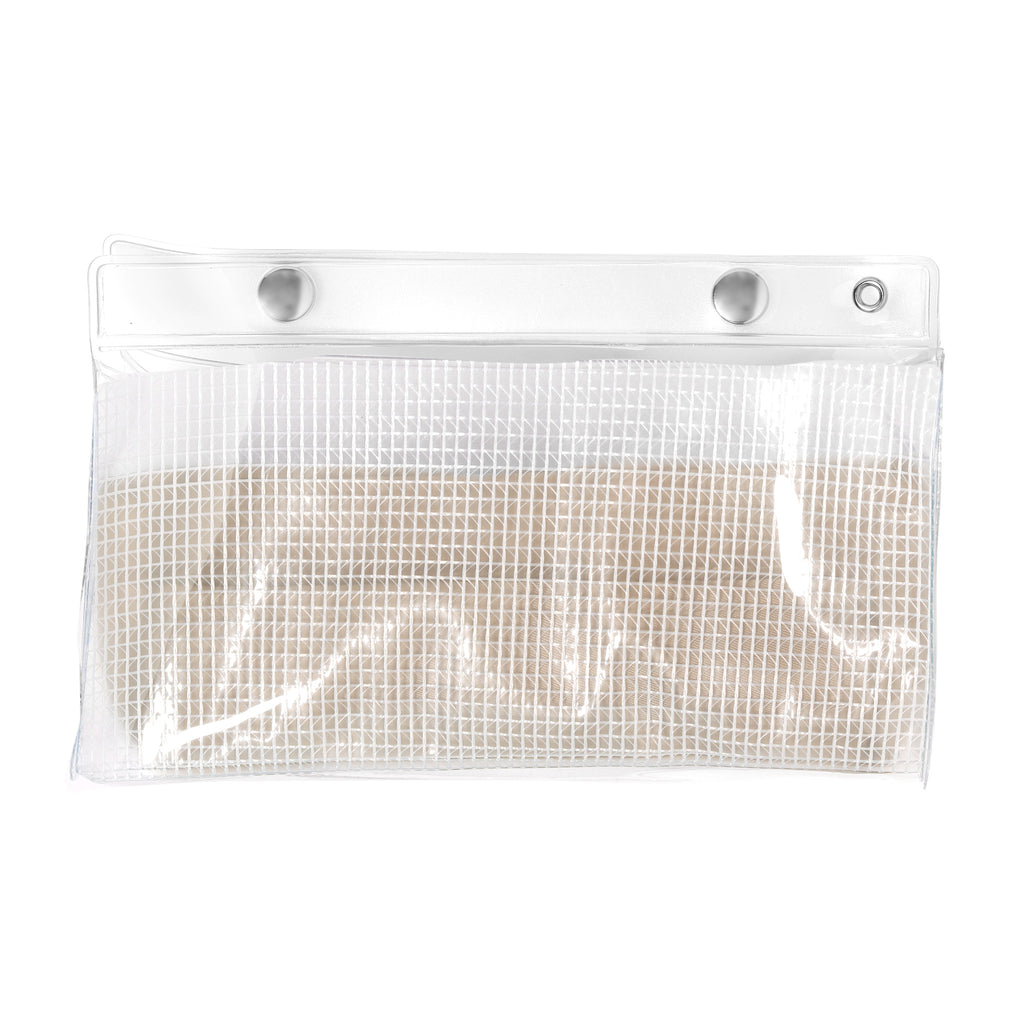 Pouch with Cream liner displayed on a white background.