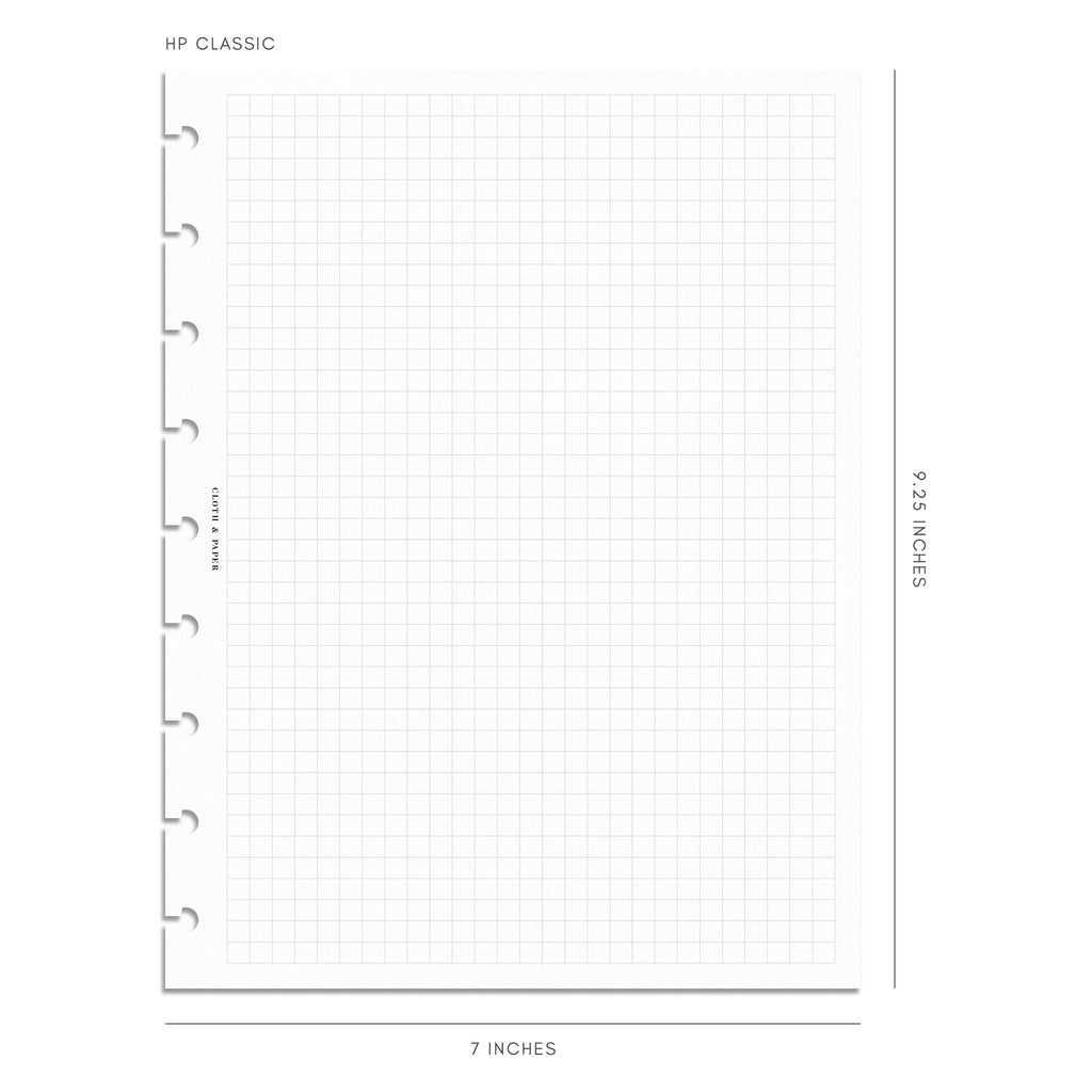 Note Craph Graph Note Planner Inserts | Cloth & Paper – CLOTH & PAPER