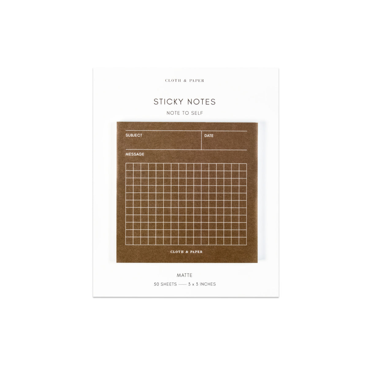 Note to Self Sticky Notes | Cloth & Paper – CLOTH & PAPER