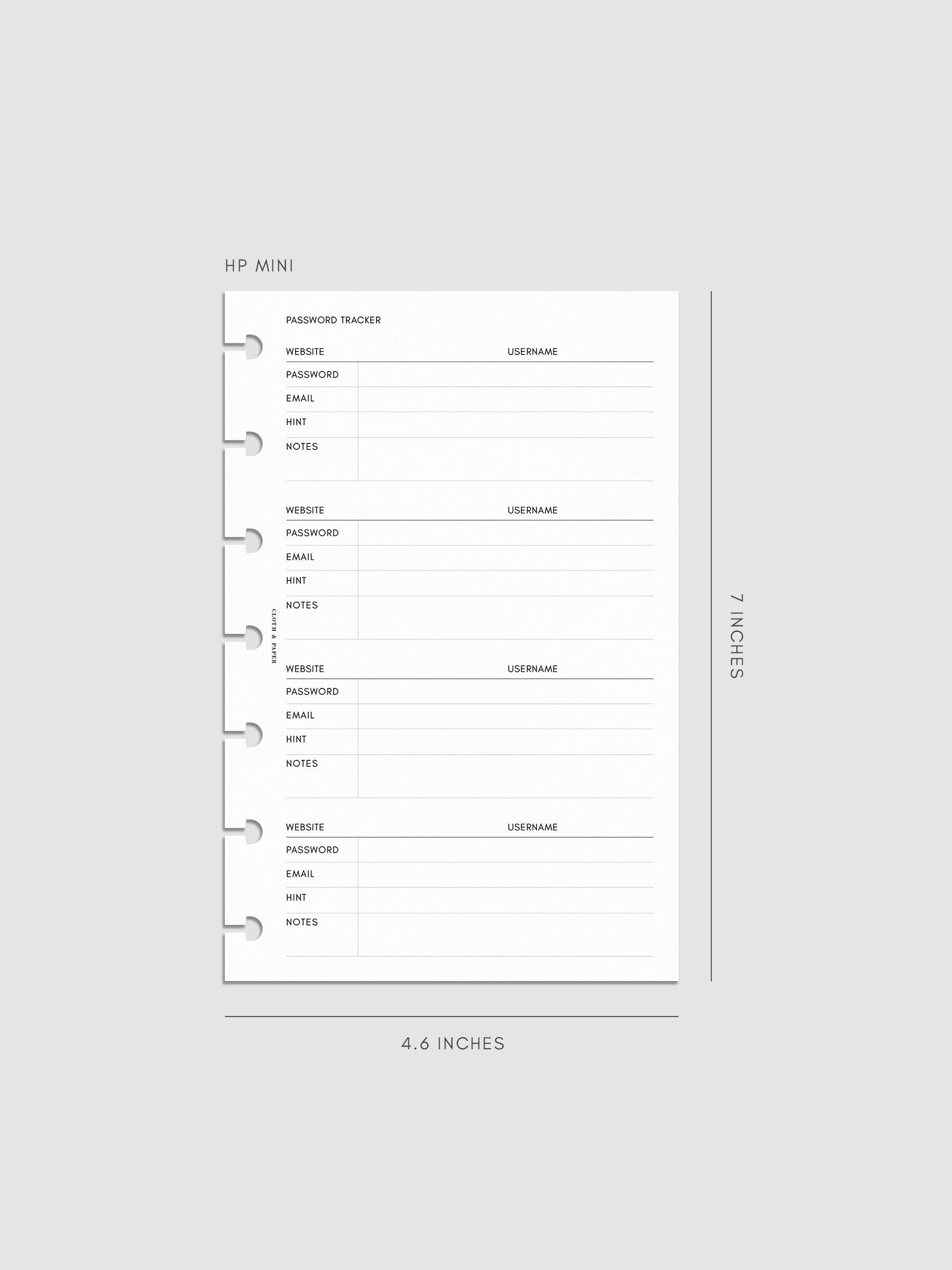 Digital mockup of insert in HP Mini.