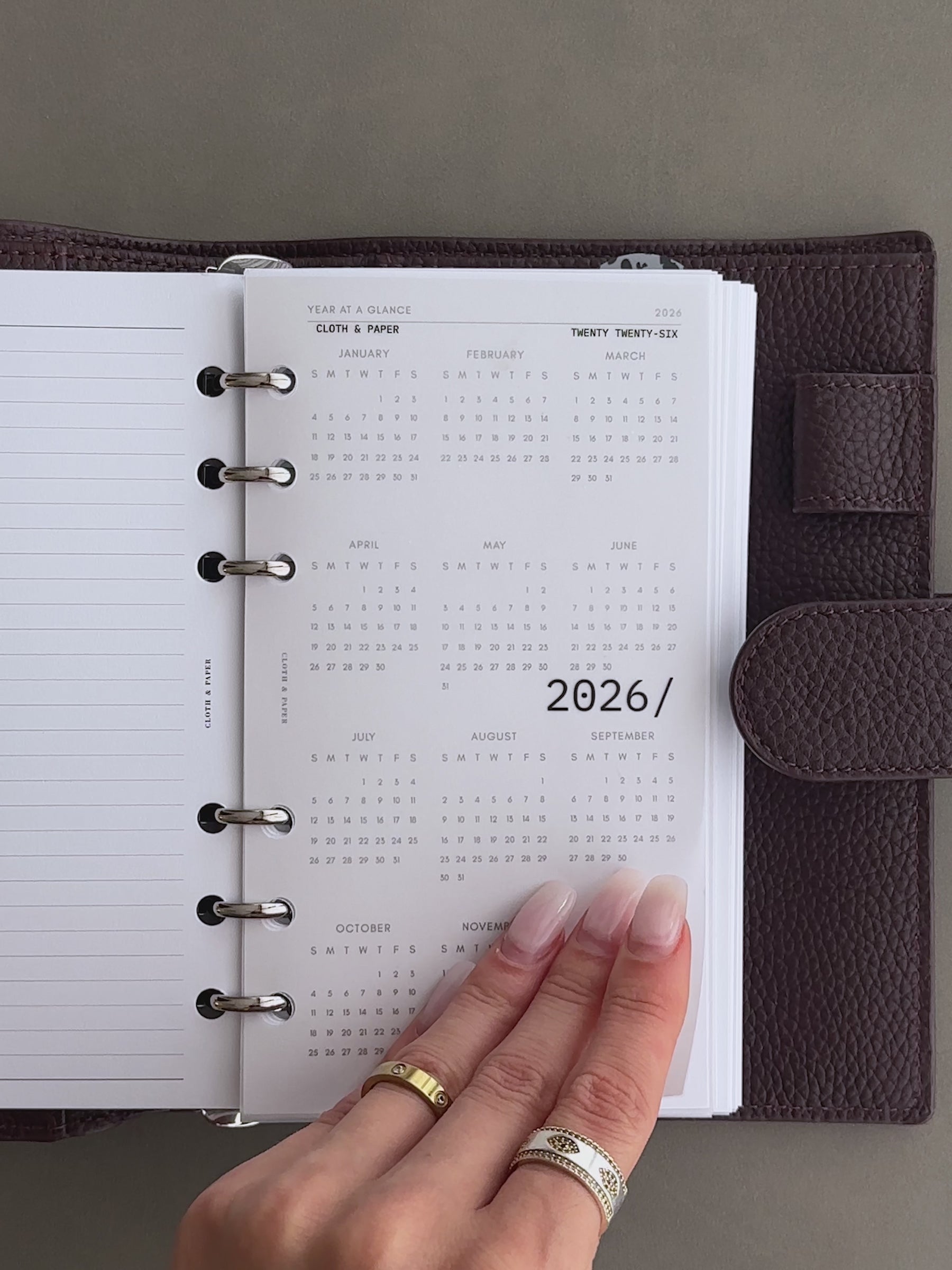 A a brief video showcasing our 2026 Vellum Overlays in Avant Garde text.