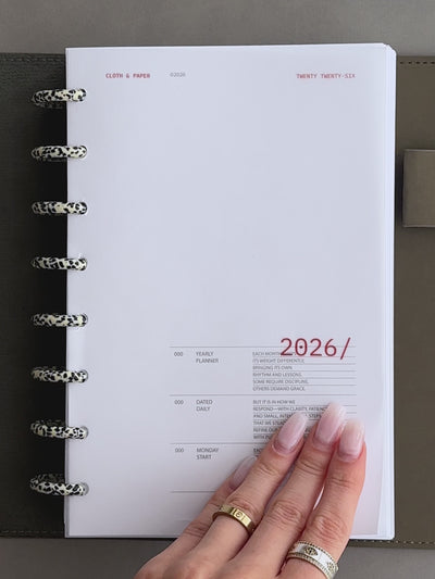 A a brief video showcasing our 2026 Vellum Overlays in Rouge text.