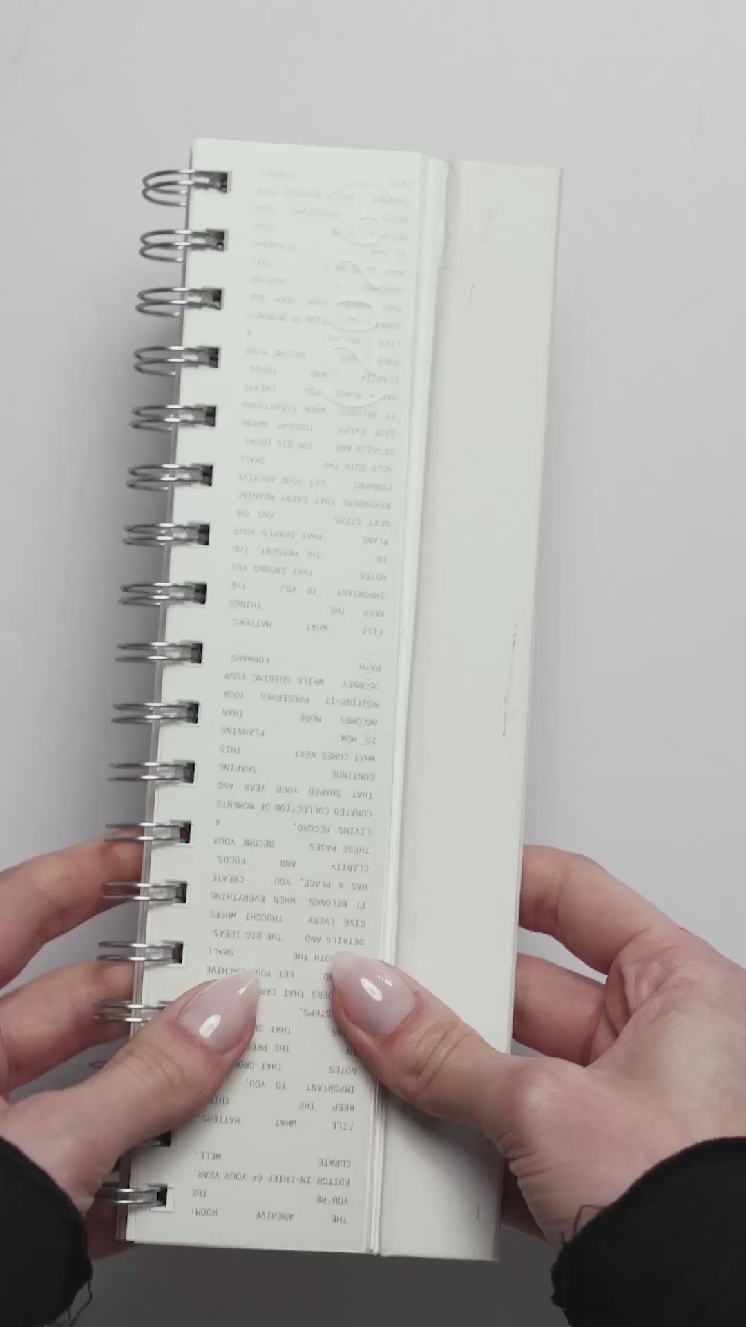 Video of 2026 Spiral Desk Calendar.