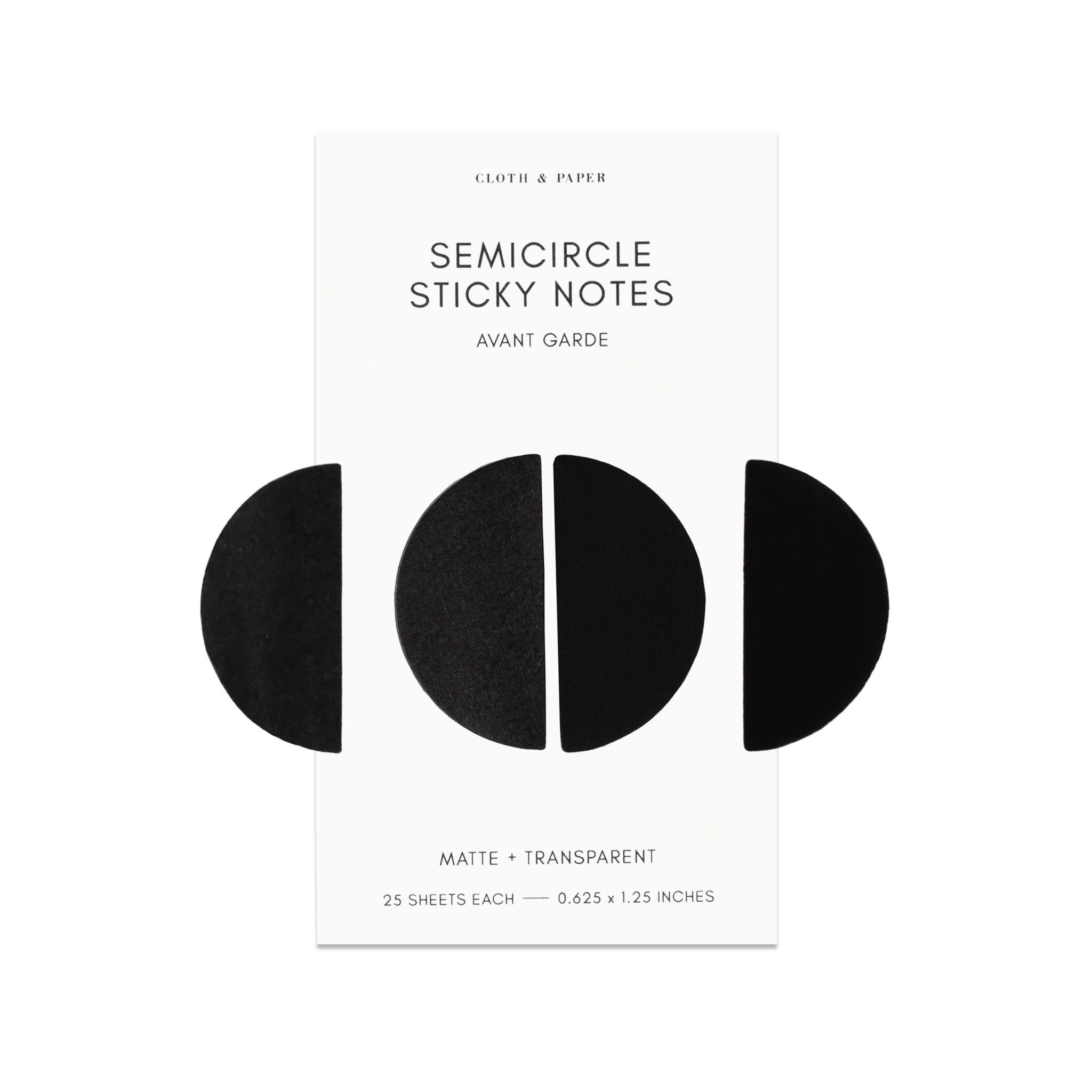 Semicircle Sticky Notes, Avant Garde