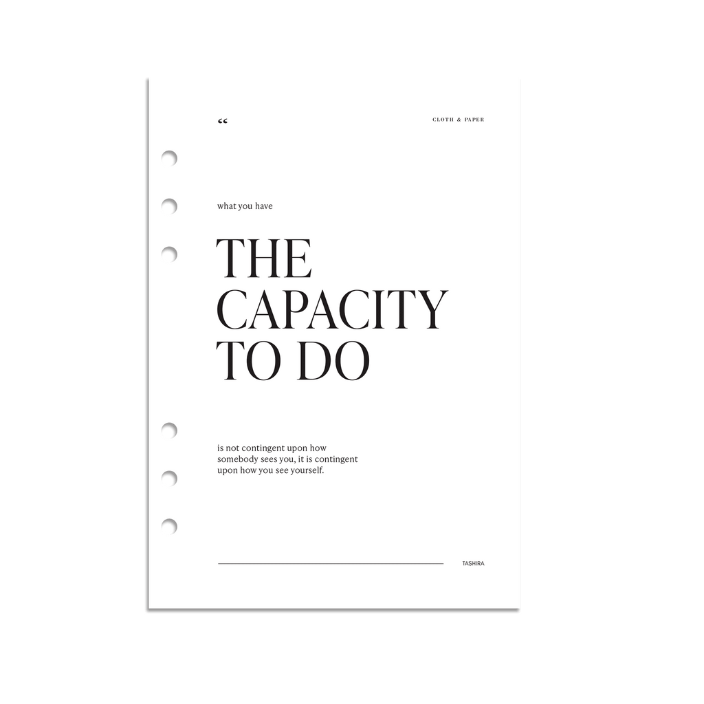 The Capacity To Do Planner Dashboard