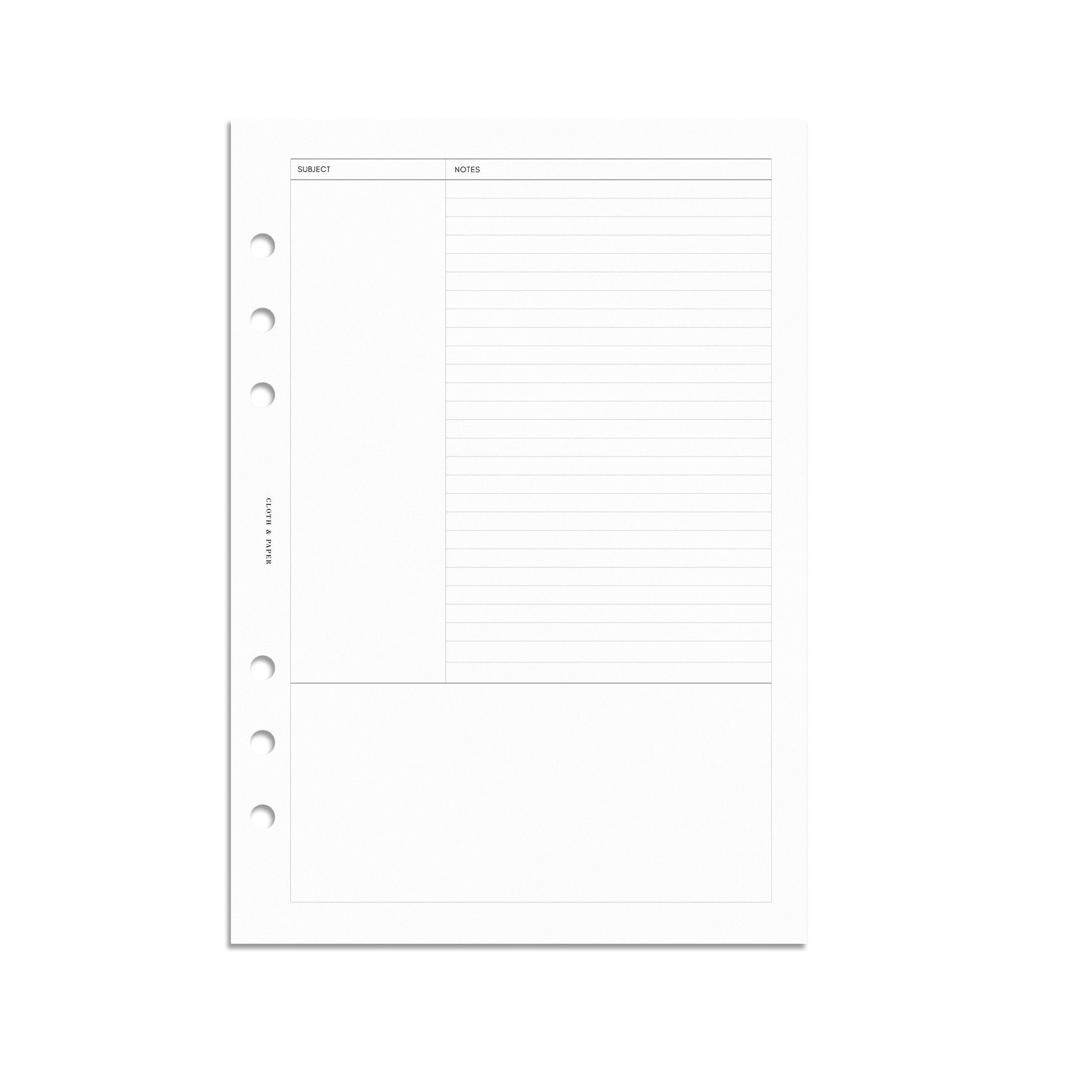 A4 Plain White Discbound Planner Paper A4 Plain Paper Refill Pack for A4  Mind Map Planner 