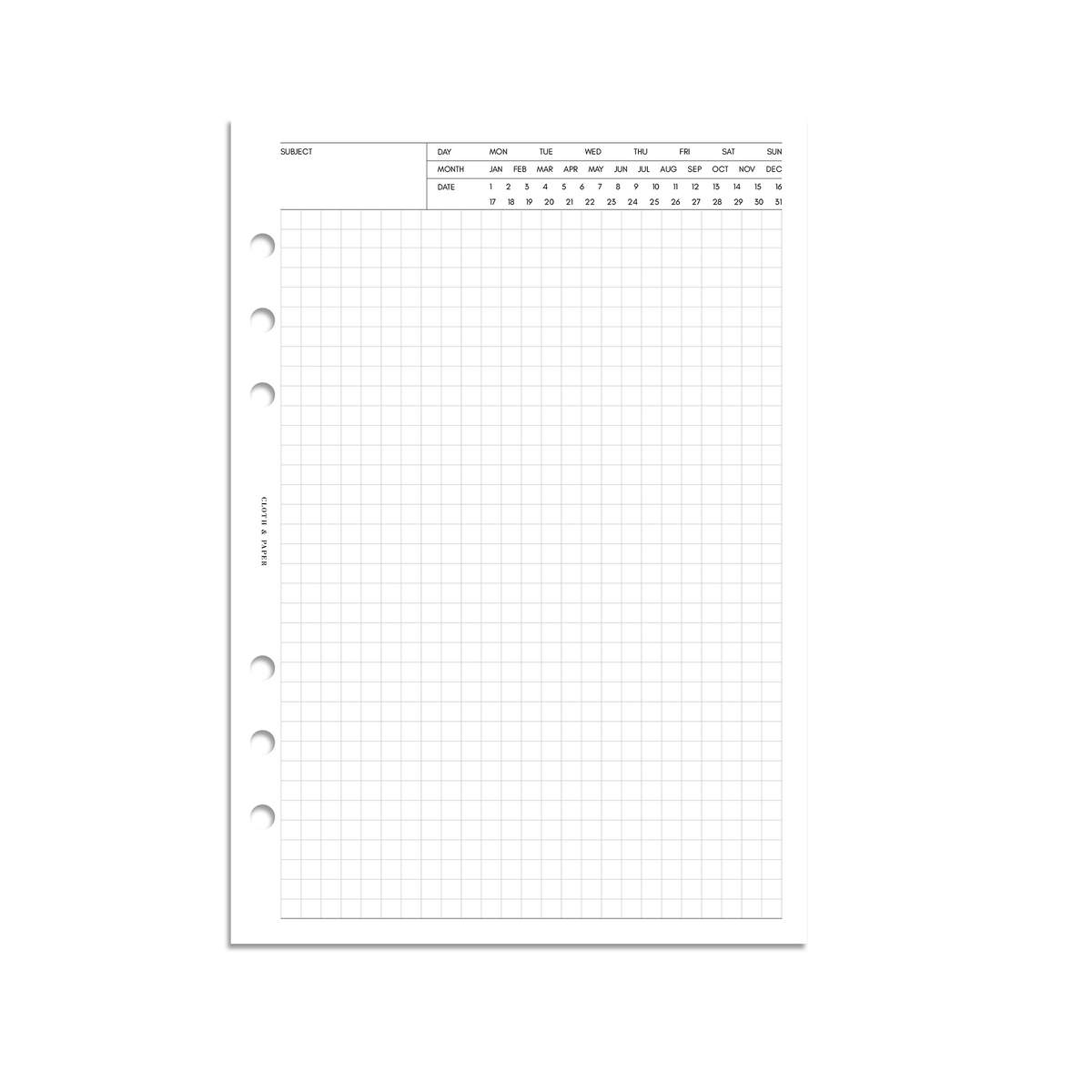 Executive Note Inserts | Graph Paper | 2nd Edition | Cloth & Paper ...