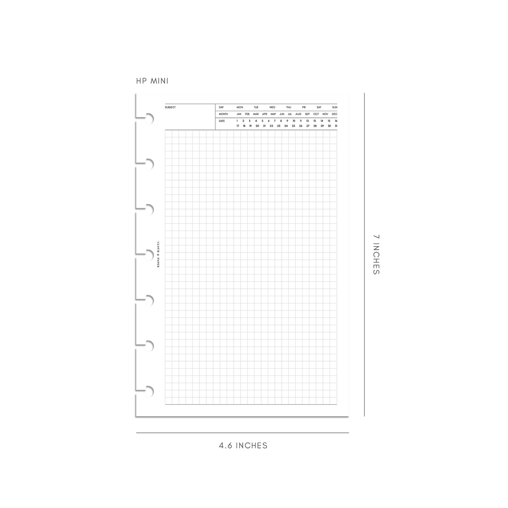 Executive Note Inserts | Graph Paper | 2nd Edition | Cloth & Paper ...