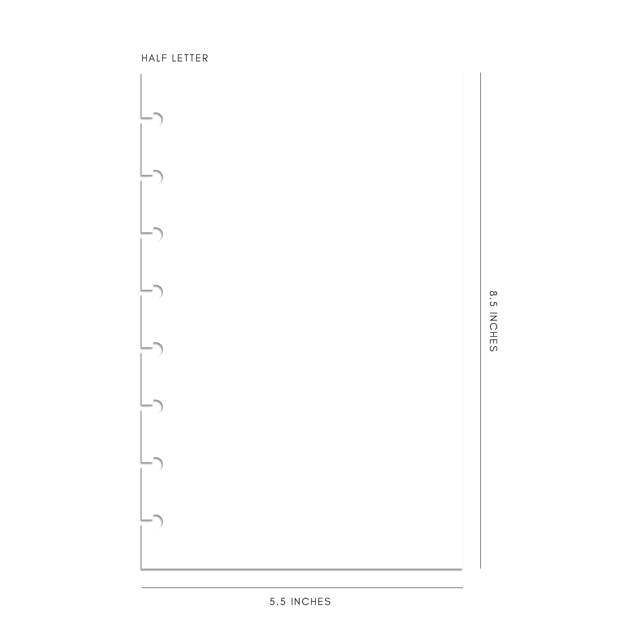 4x6 Just Date Dividers, Index Card Dividers Printable for Planning