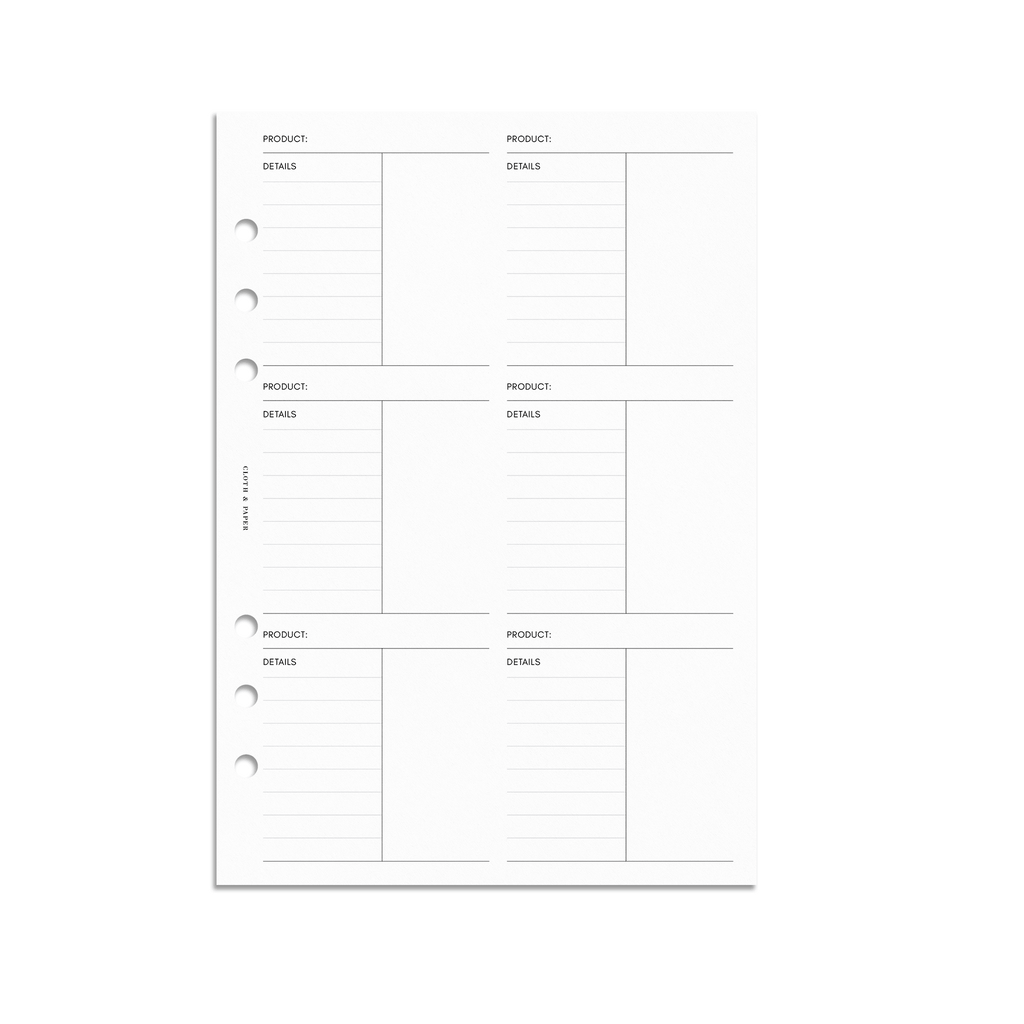 Cloth & Paper | Planner Inserts – Page 2 – CLOTH & PAPER