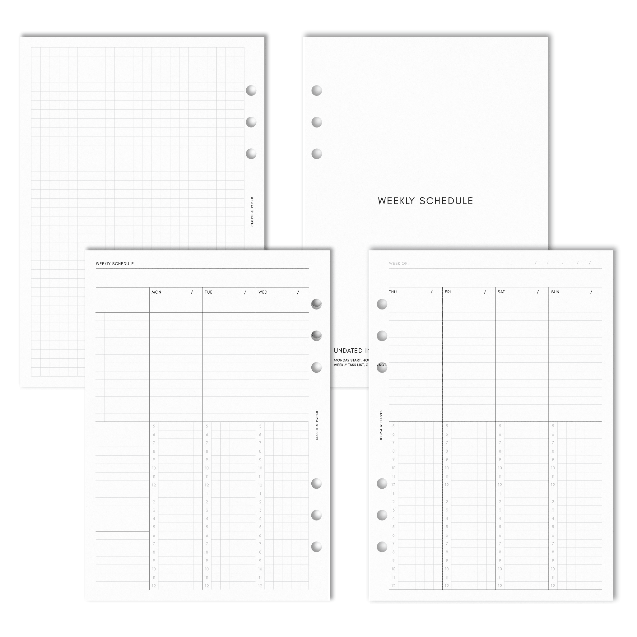 Beginner Planner Bundle CLOTH PAPER beginner-planner-bundle-cloth-paper