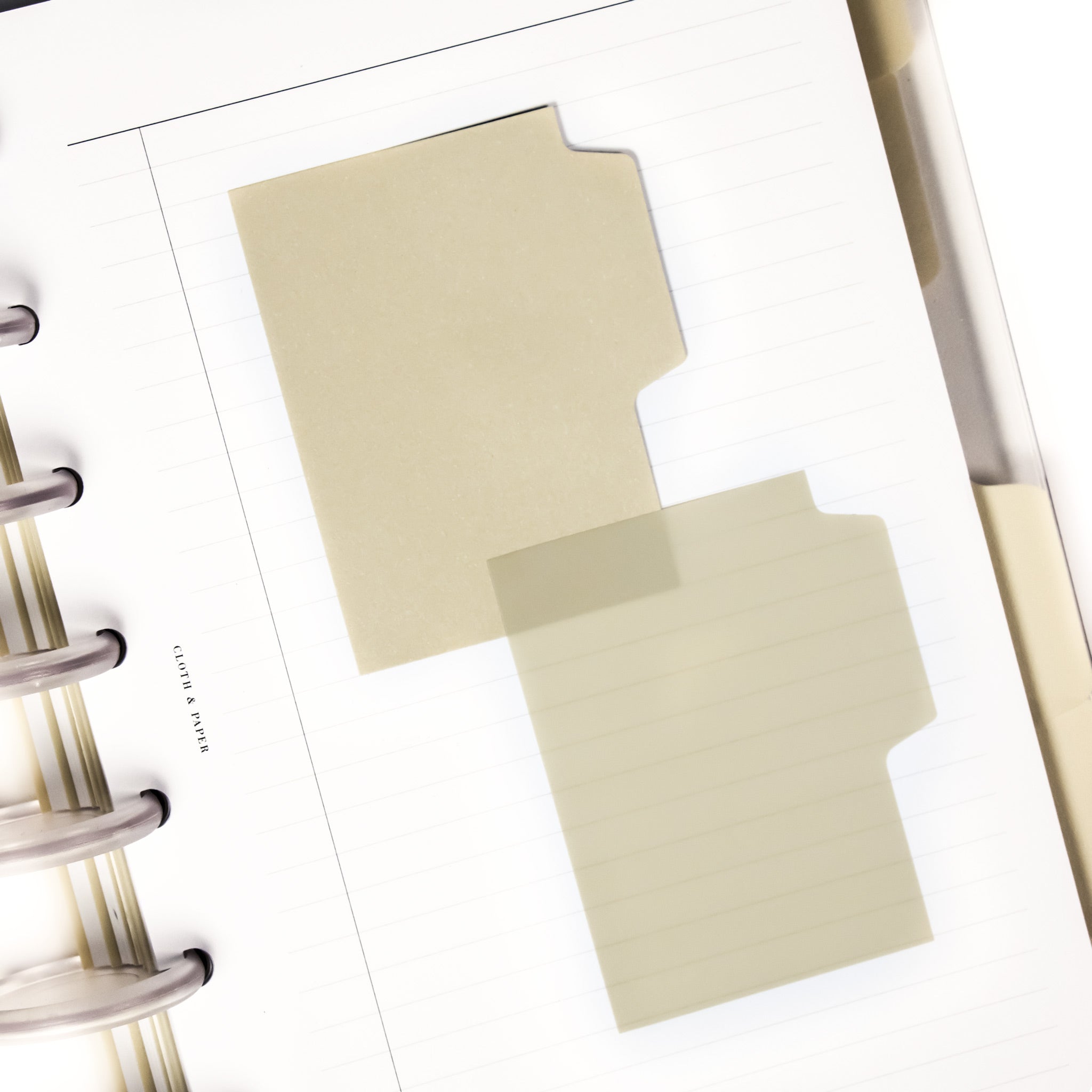 Blank Tab Sticky Note Set | Cloth & Paper – CLOTH & PAPER