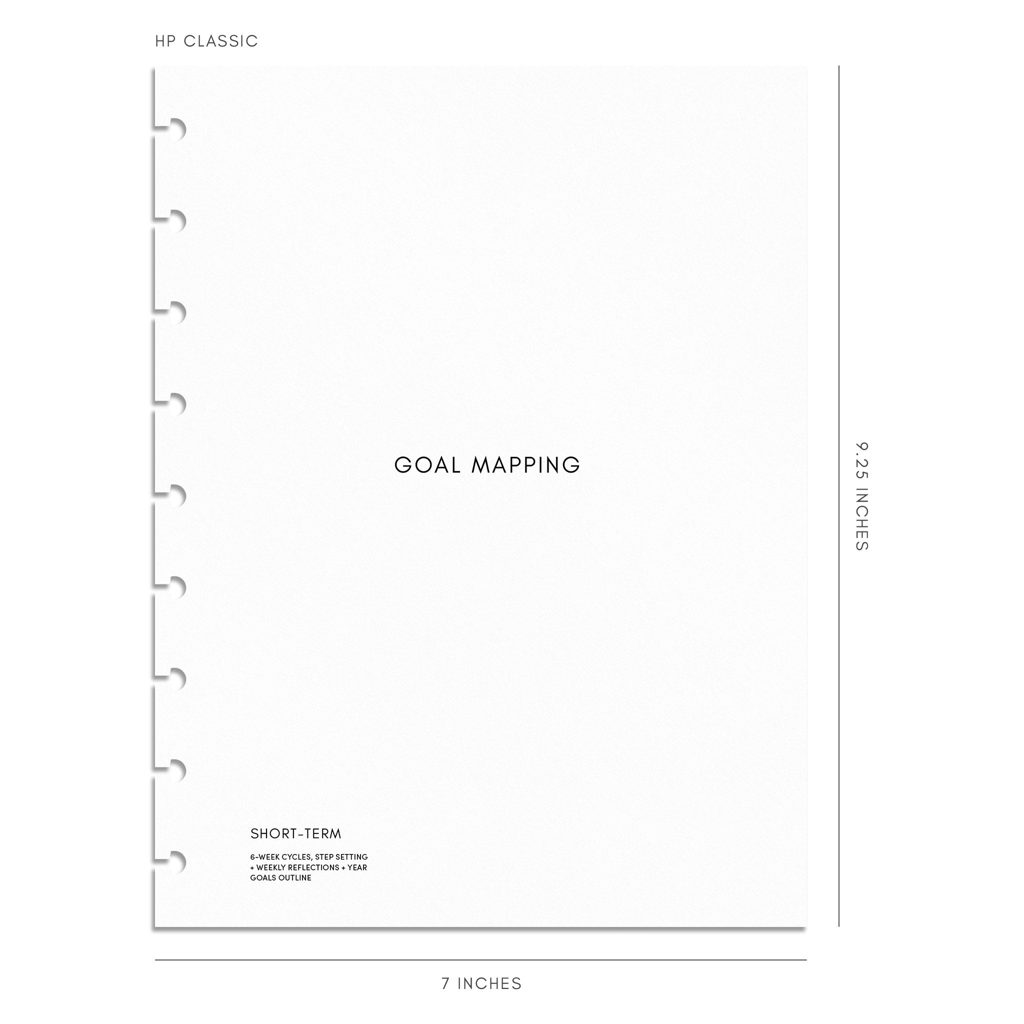 Goal Mapping Planner Inserts | Refreshed Version | Cloth & Paper ...