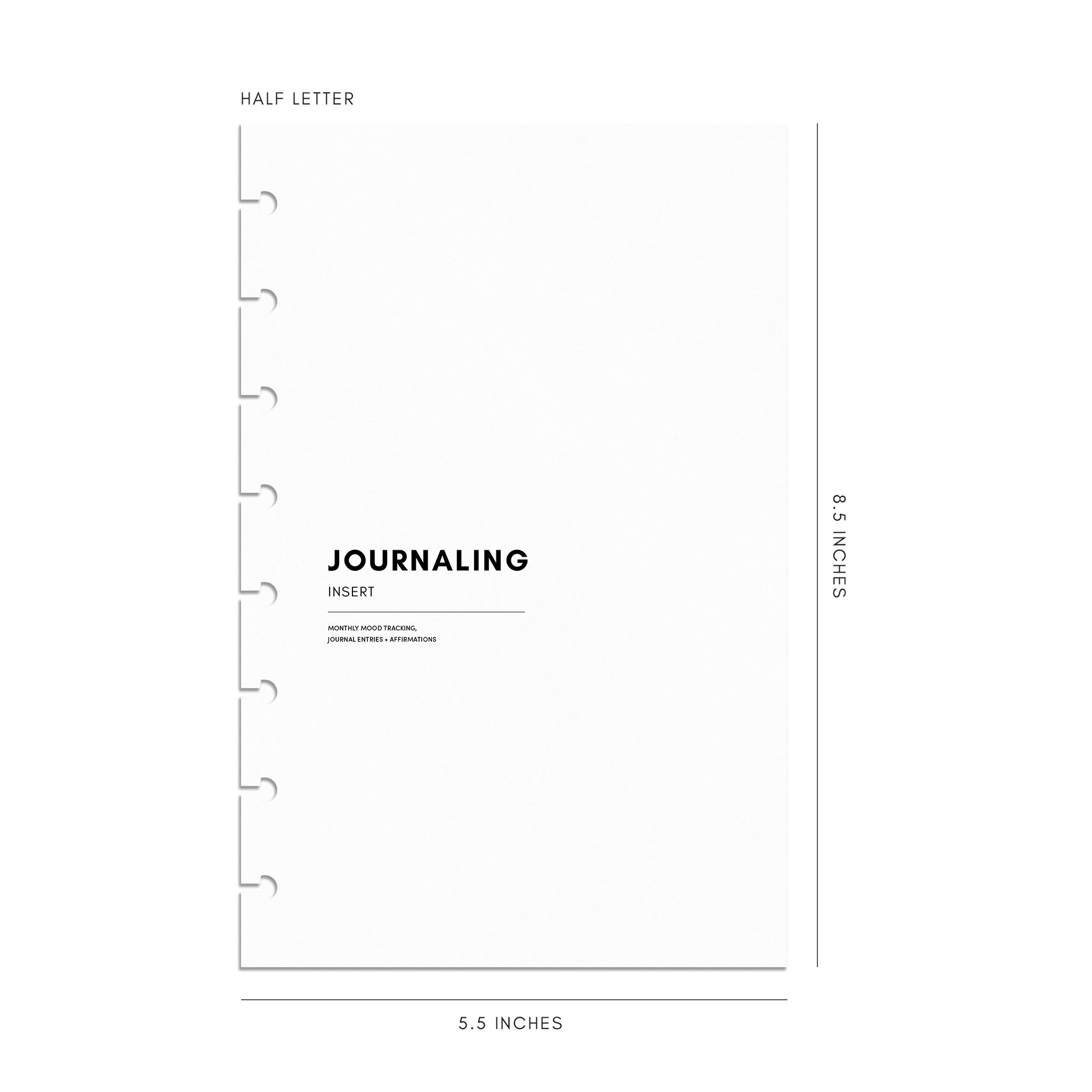 Journaling Planner Inserts, Cloth & Paper