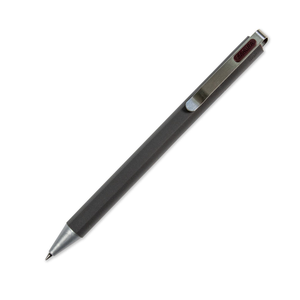 Pen in Red Black turned to the right against a white background.